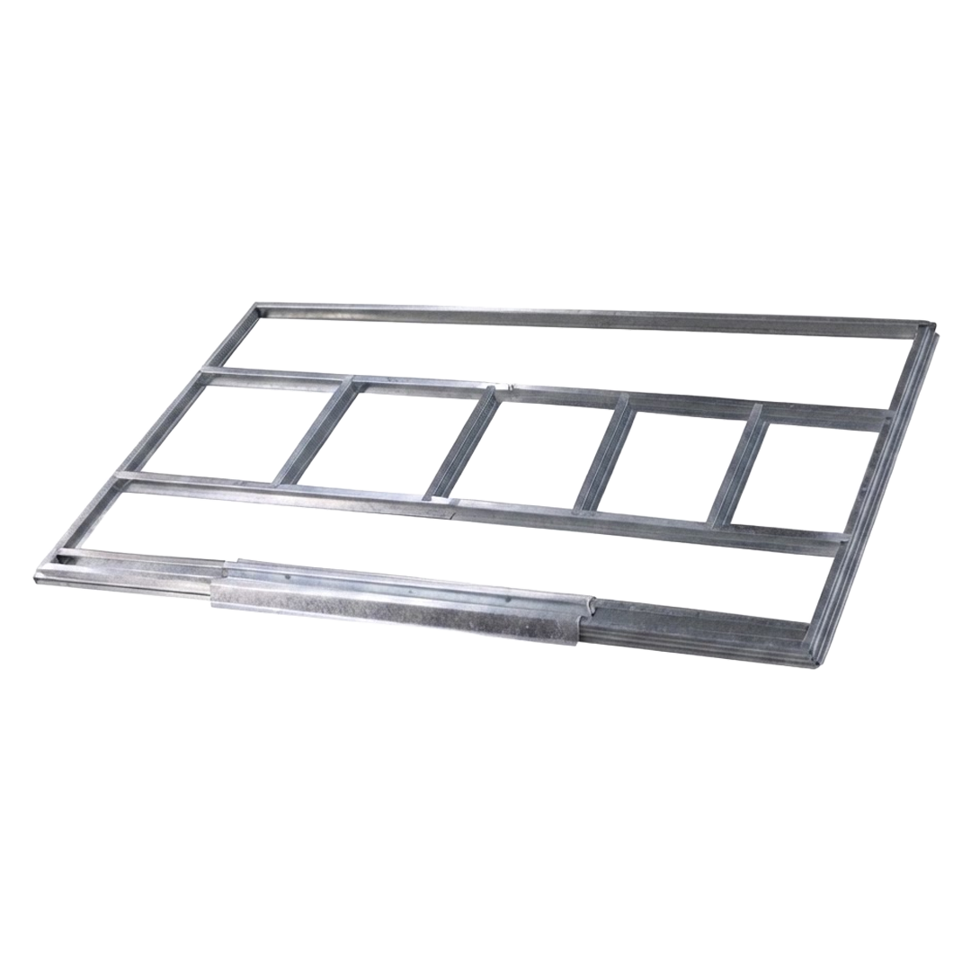 Base metálica galvanizada Natuur 277x191 cm para caseta ref 119912.