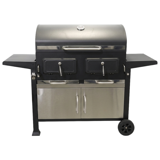 Barbacoa de carbon Natuur con parrilla principal de hierro fundido 41x75 cm.