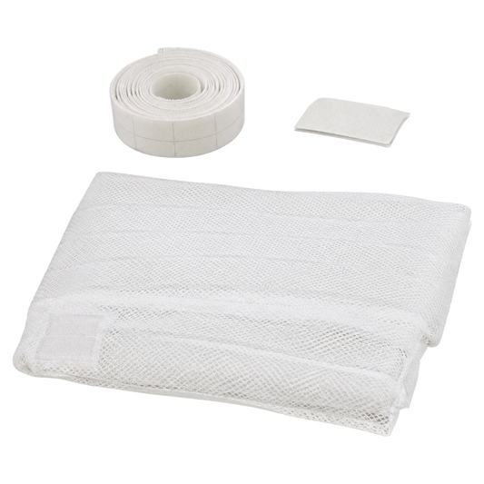 Kit completo de mosquitera con cinta textil y remates inferiores Natuur 145247