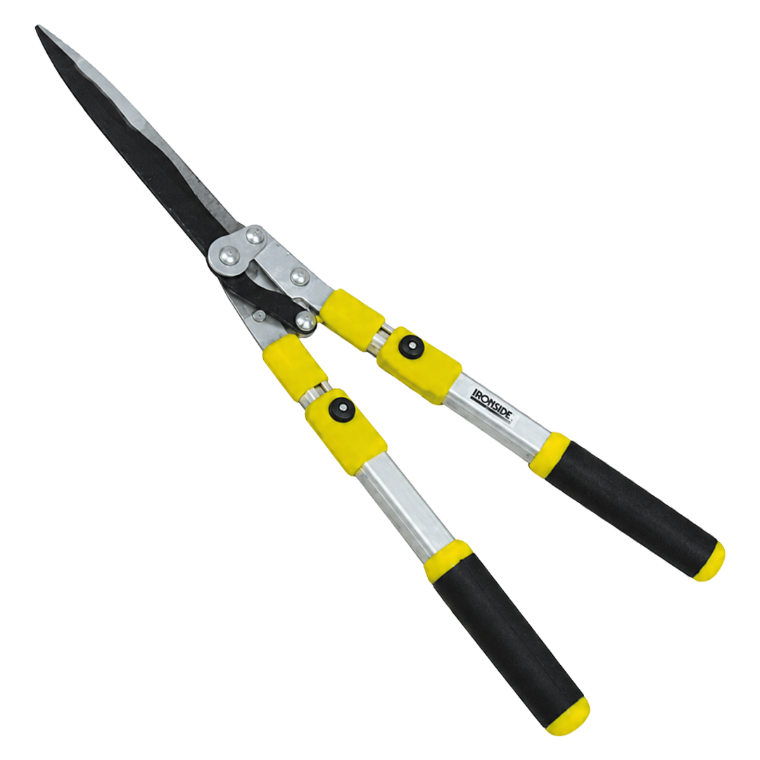 Tijera cortasetos telescópica de aluminio Ironside Garden 64,5 a 85 cm.