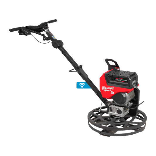 Fratasadora de hormigón a batería Milwaukee MX FUEL con kit de baterías HD812