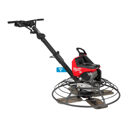 Fratasadora de hormigón Milwaukee MX FUEL de 914mm con sistema de seguridad AUTOSTOP