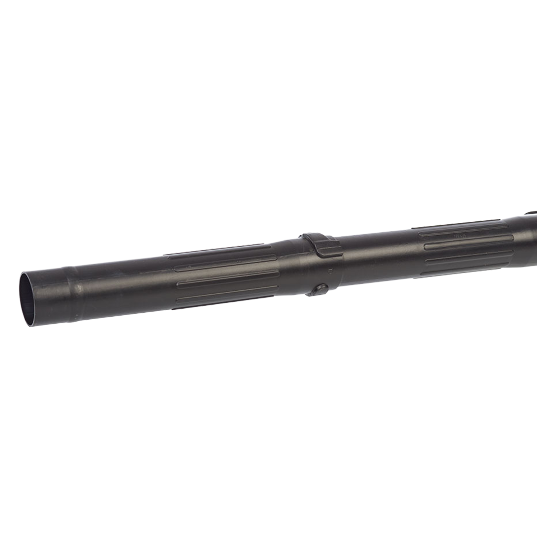 Salida del tubo de soplador con diseño optimizado para caudal de 12 m³/min.