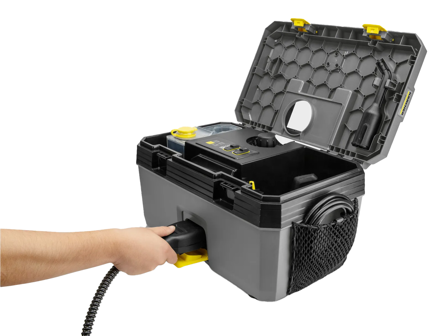 Limpiadora de vapor profesional Kärcher SG 4/2 Classic con diseño compacto All-in-one-Box