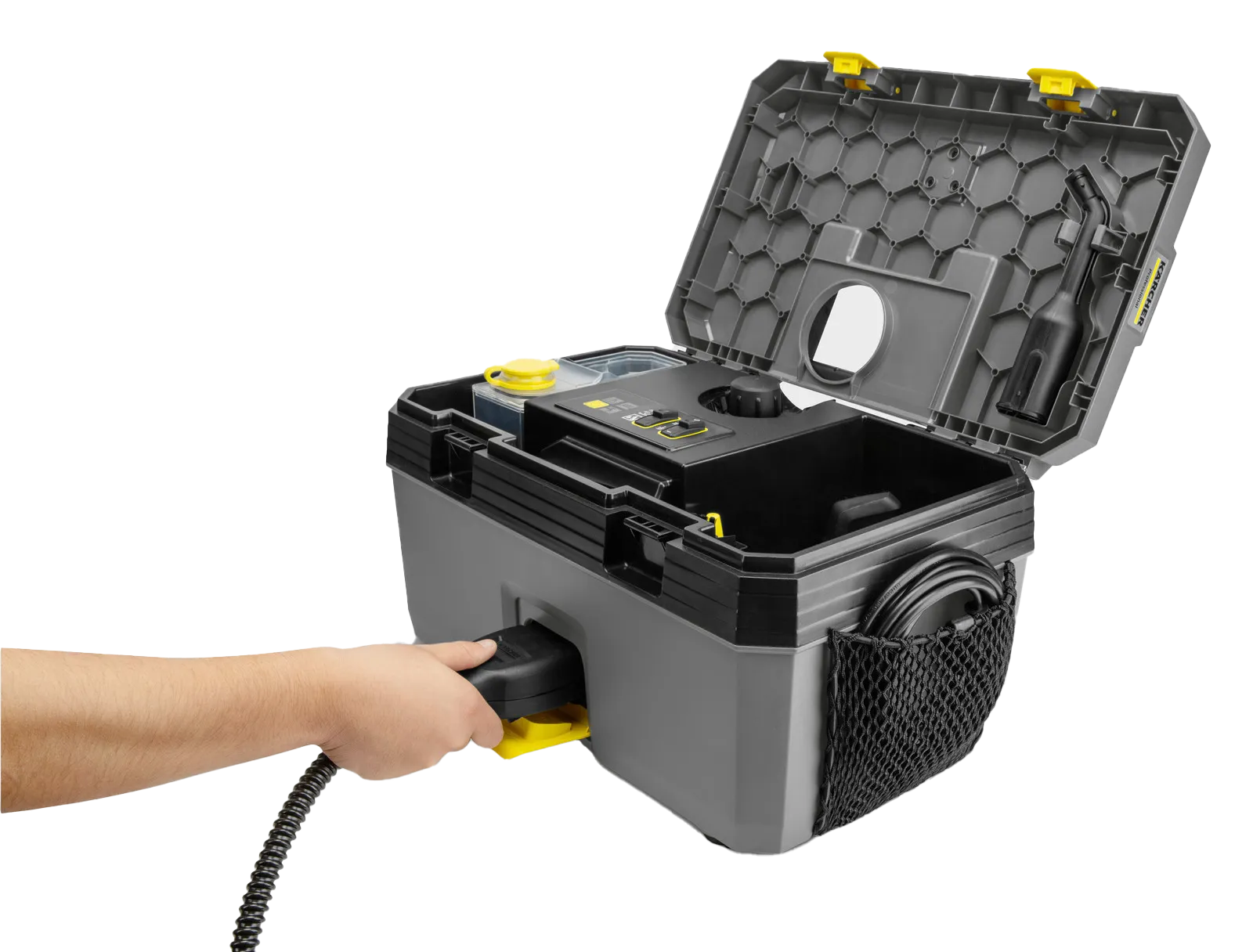 Limpiadora de vapor profesional Kärcher SG 4/2 Classic con diseño compacto All-in-one-Box