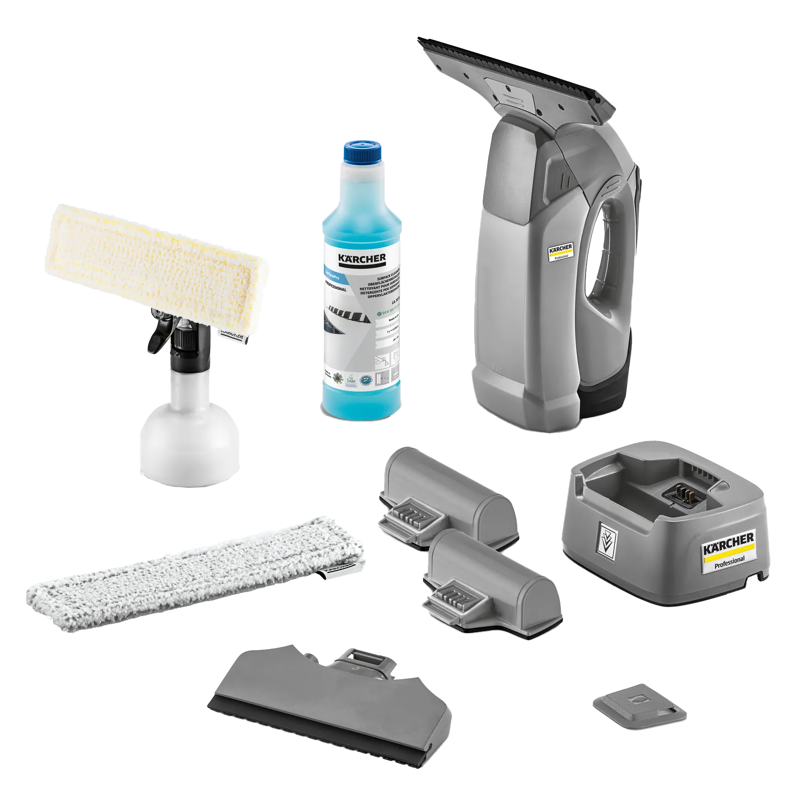 Limpiacristales profesional Kärcher WVP 10 Adv con kit completo de accesorios