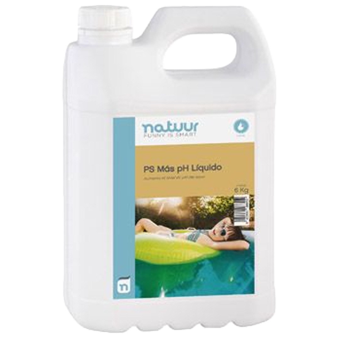 Envase de 6 litros de incrementador de pH liquido Natuur 100242.