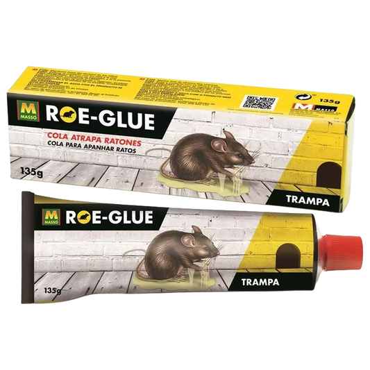 Tubo de cola atrapa ratones e insectos Roe-Glue Masso de 135 g