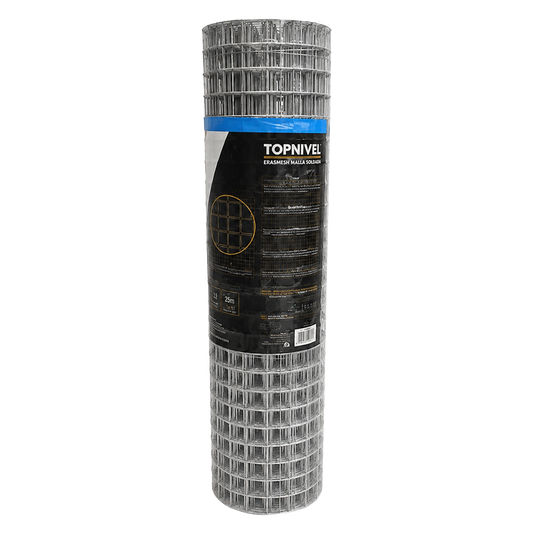Malla electrosoldada galvanizada Nivel 25x25x1,6 mm en rollo de 1,5x25 m.