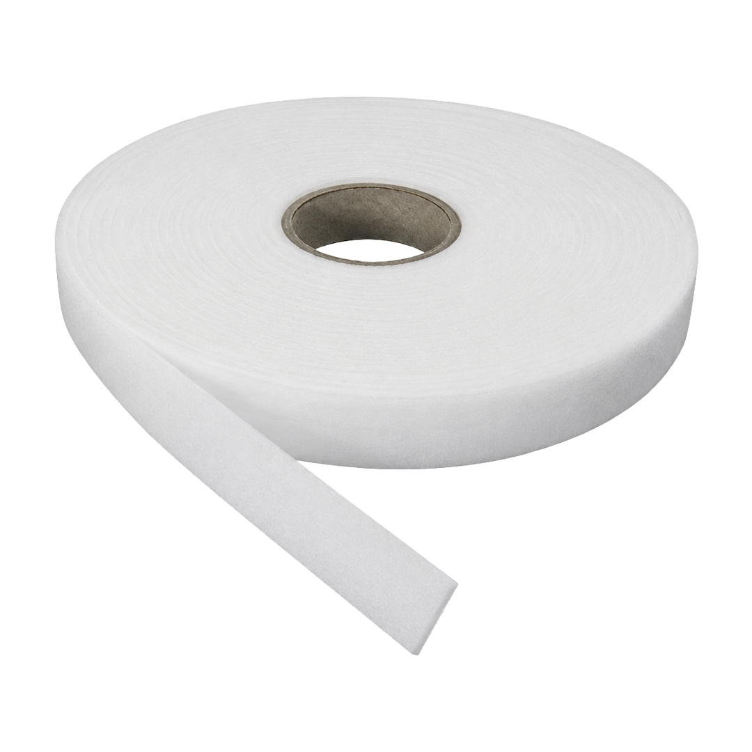 Cierre adhesivo para mosquitera Natuur de 5.6 m x 9 mm color blanco.