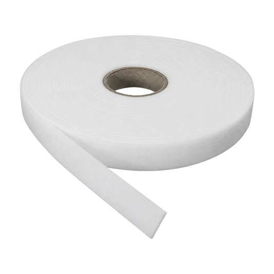 Cierre adhesivo para mosquitera Natuur de 5.6 m x 9 mm color blanco.