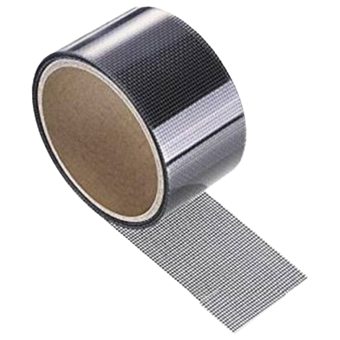 Rollo de cinta adhesiva reparadora Natuur para mallas de aluminio.