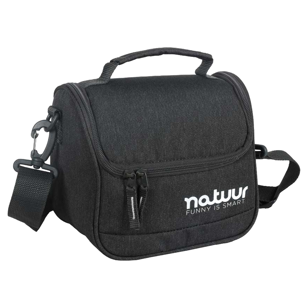 Bolsa portaalimentos flexible Natuur de 20 x 15 x 18 cm en color gris