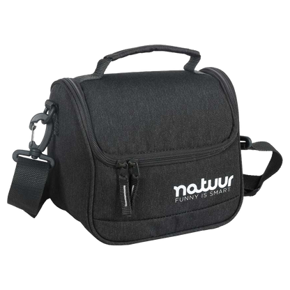 Bolsa portaalimentos flexible Natuur de 20 x 15 x 18 cm en color gris