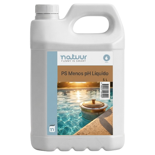 Reductor de pH liquido para piscina Natuur bidon de 5L ref 136514.