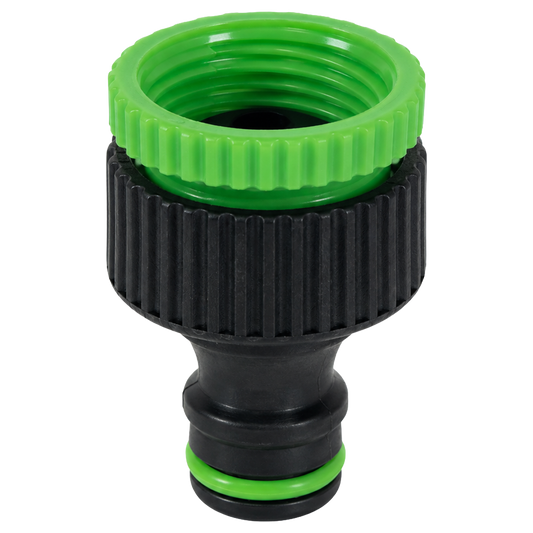Conector rapido para grifo de riego Natuur con rosca hembra.