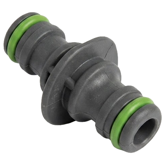 Conector de prolongacion de 2 vias Natuur para mangueras de riego.