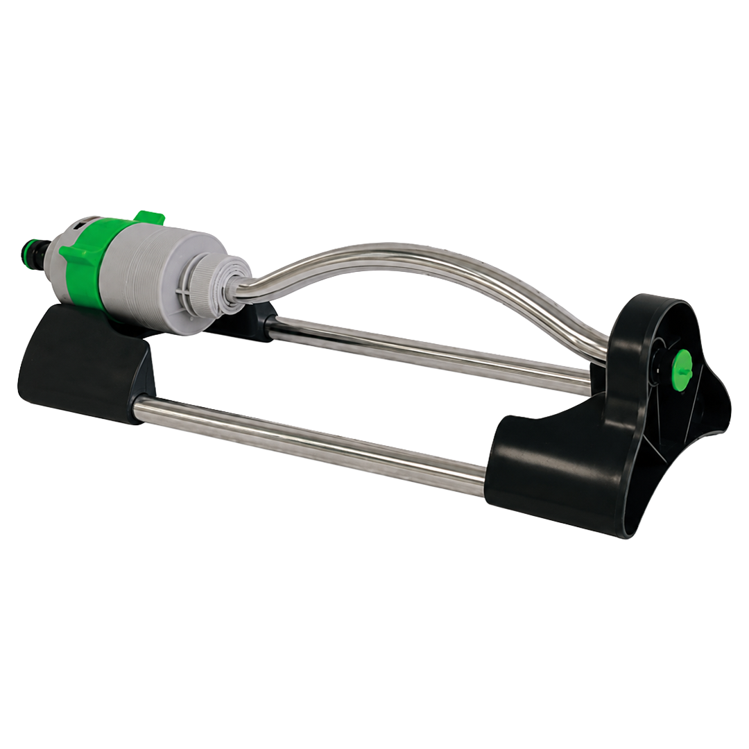 Aspersor de riego oscilante para jardin con conexion rapida Natuur.