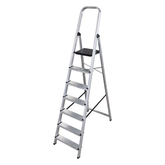 Escalera de aluminio doméstica de 7 peldaños Ambit ref 142915.