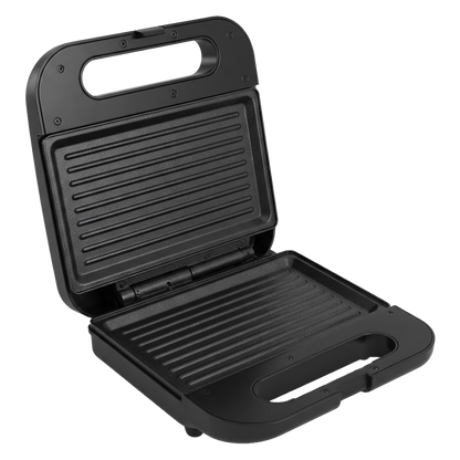 Placas grill antiadherentes de 23x13 cm en sandwichera Ambit.