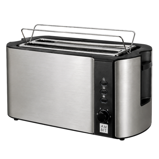 Tostador dos ranuras largas inox 1500W Ambit ref 142933