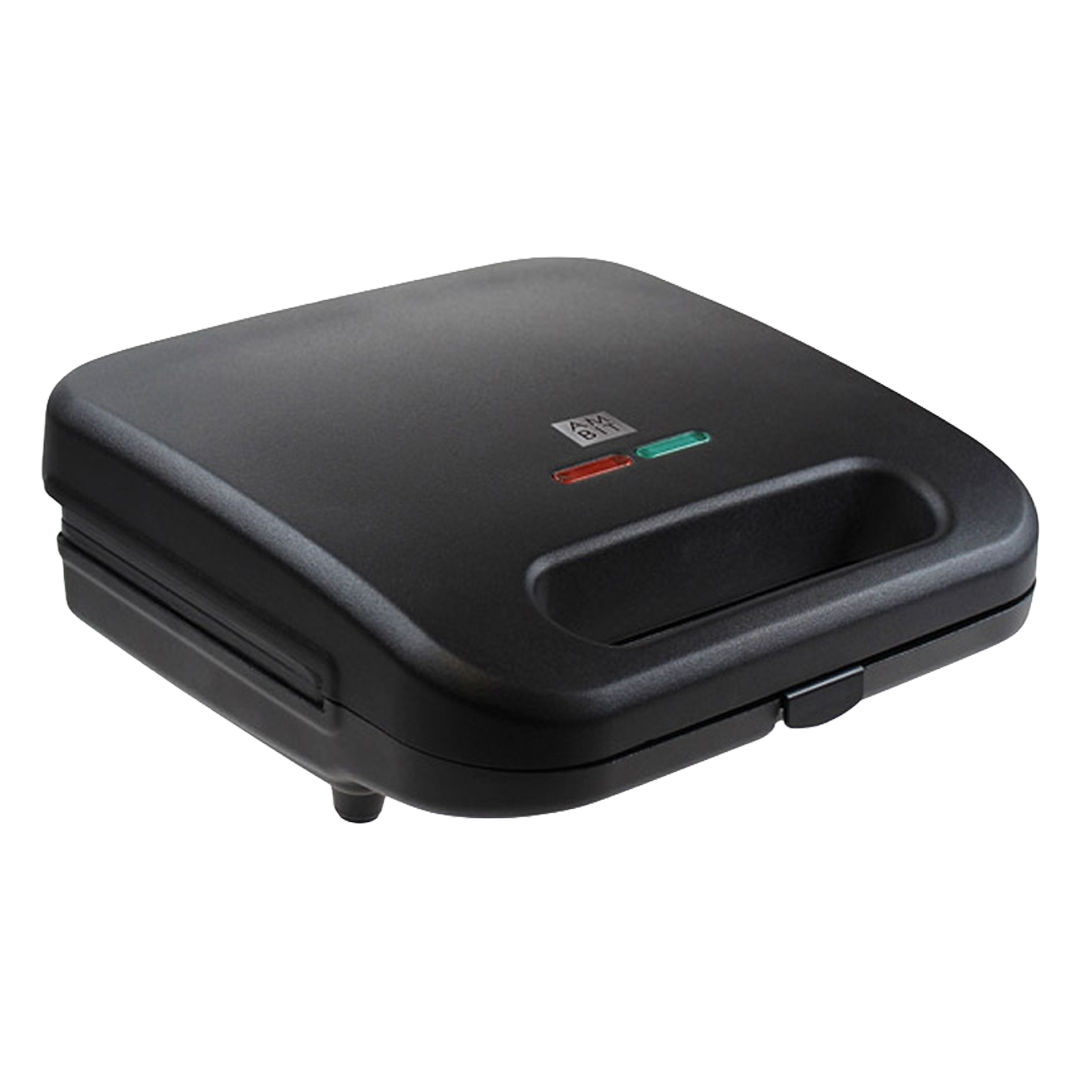 Sandwichera grill Ambit 800W negra con placas extraibles ref 142937.