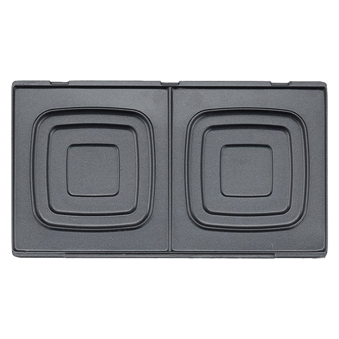 Sandwichera Ambit 800W guardada en posicion vertical sobre encimera.