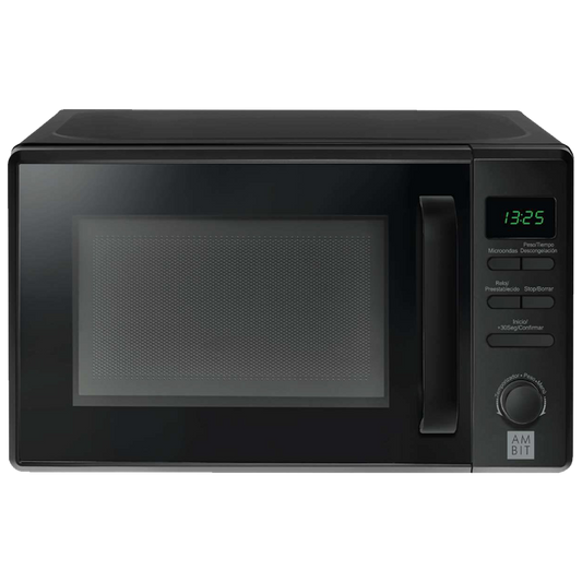 Horno microondas digital sin grill Ambit 20L 700W negro ref 143054.
