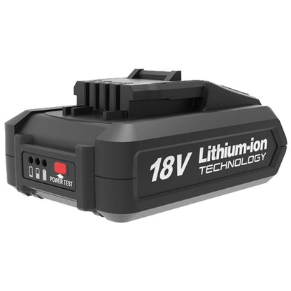 Batería Wesco 18V 2.0 Ah Li-Ion con indicador de carga para herramientas profesionales