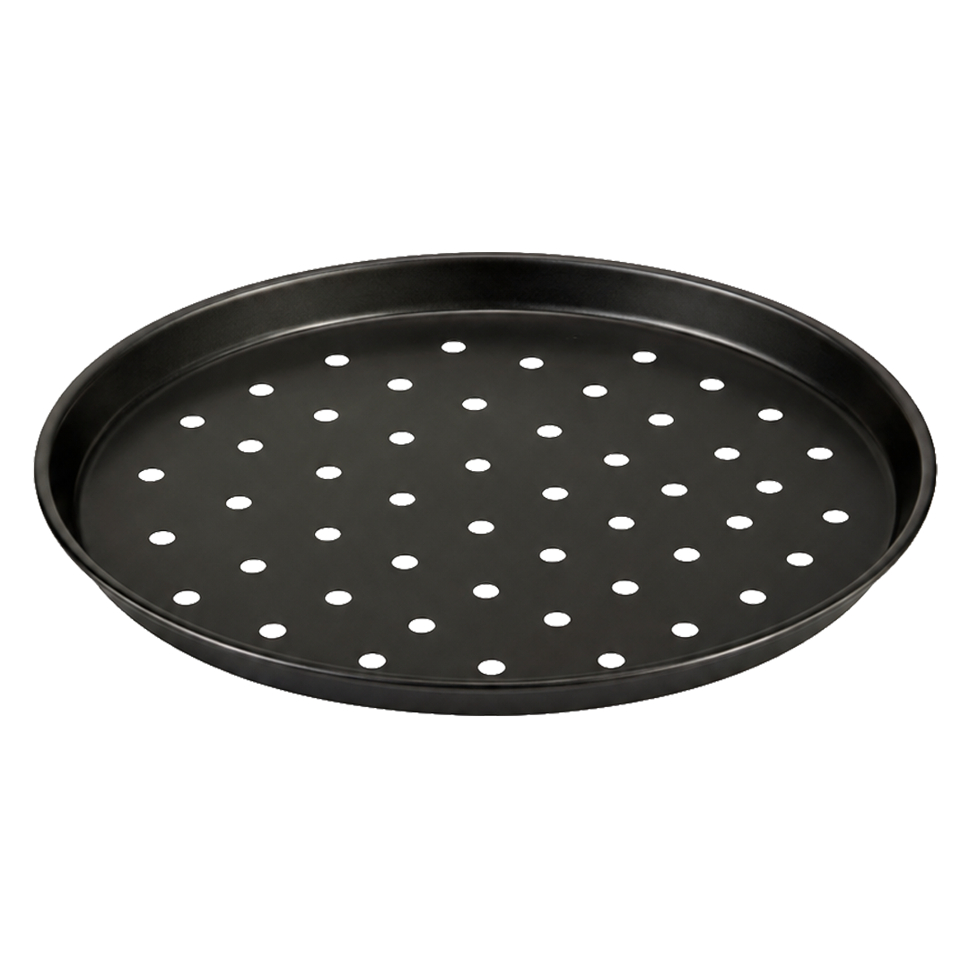 Molde para pizza redondo de acero antiadherente Ambit Ø32 cm.