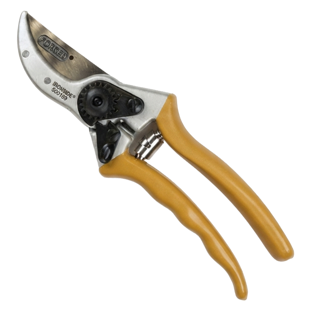 Tijera de poda manual Ironside Garden 1 mano bypass ref 144236 con funda.