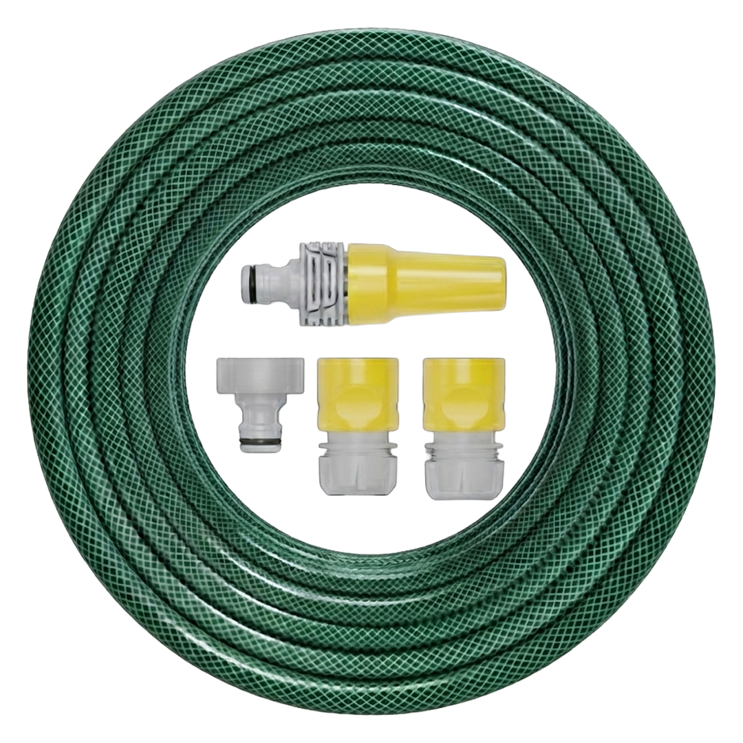 Manguera 3 capas Ironside Green Ø 15 mm 20 m con accesorios ref 144719.