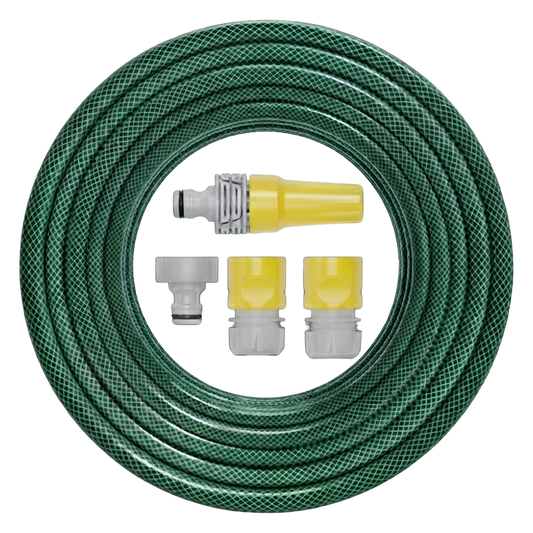 Manguera 3 capas Ironside Green Ø 15 mm 20 m con accesorios ref 144719.
