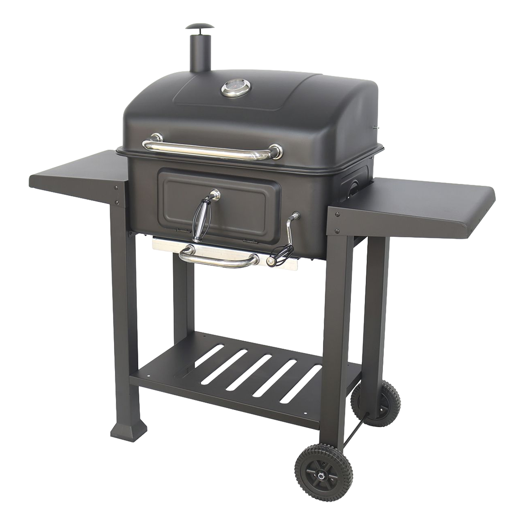 Tapa con chimenea integrada para control de humo en barbacoa Natuur.