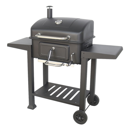 Tapa con chimenea integrada para control de humo en barbacoa Natuur.