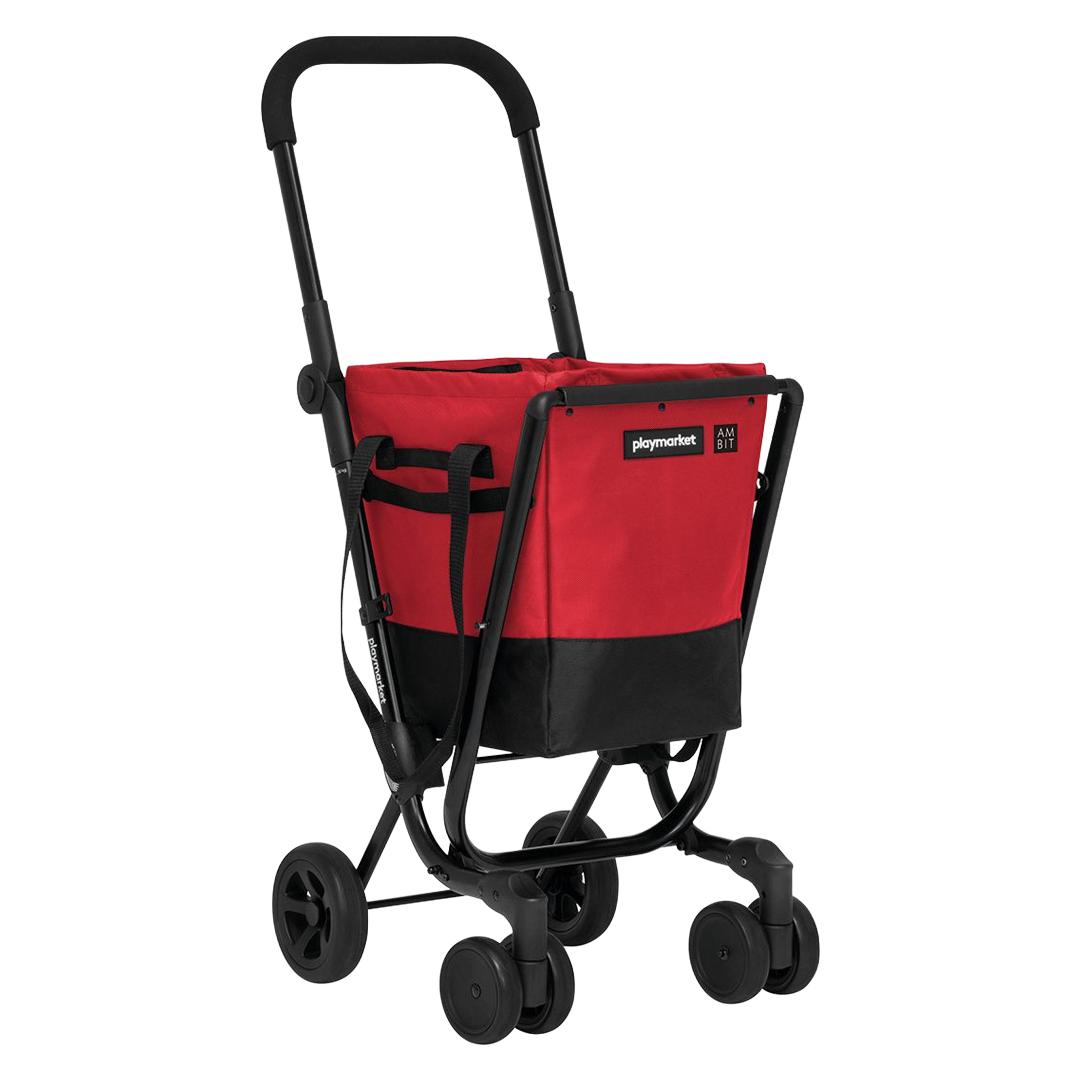 Bolsa extraíble y bolsillo trasero del carro de compra Ambit Easy Go.