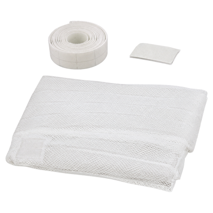 Kit completo de mosquitera con cinta textil y remates inferiores Natuur 145247