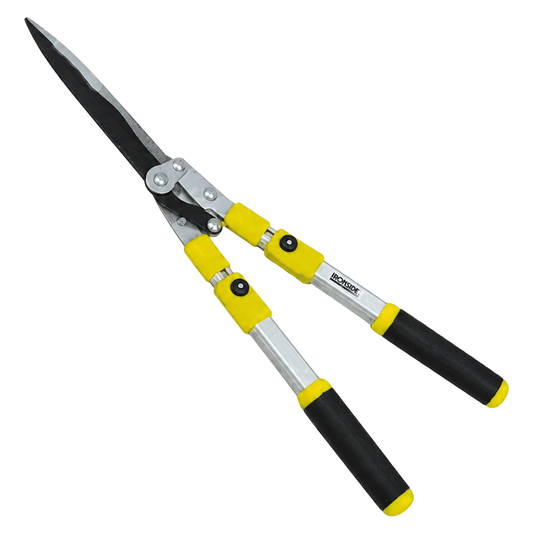 Tijera cortasetos telescópica de aluminio Ironside Garden 64,5 a 85 cm.