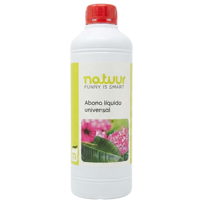 Fertilizante liquido NPK con magnesio y boro Natuur para plantas de jardin.