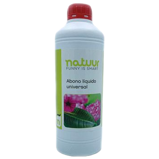 Botella de abono liquido concentrado Natuur 1 litro con oligoelementos ref 146036.