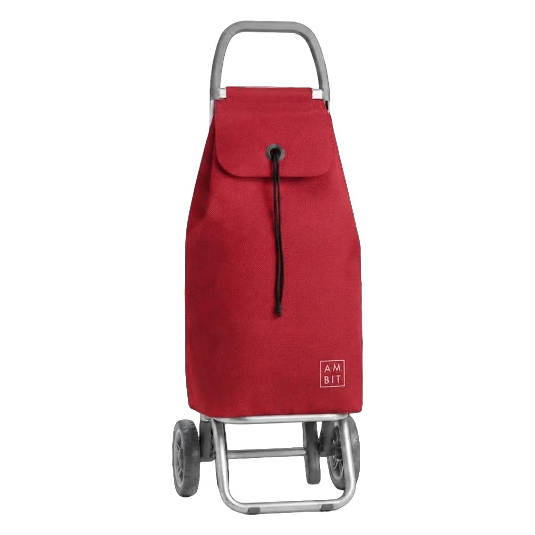 Carro de compra plegable 4 ruedas Ambit I-MAX MF 4L rojo ref 146882