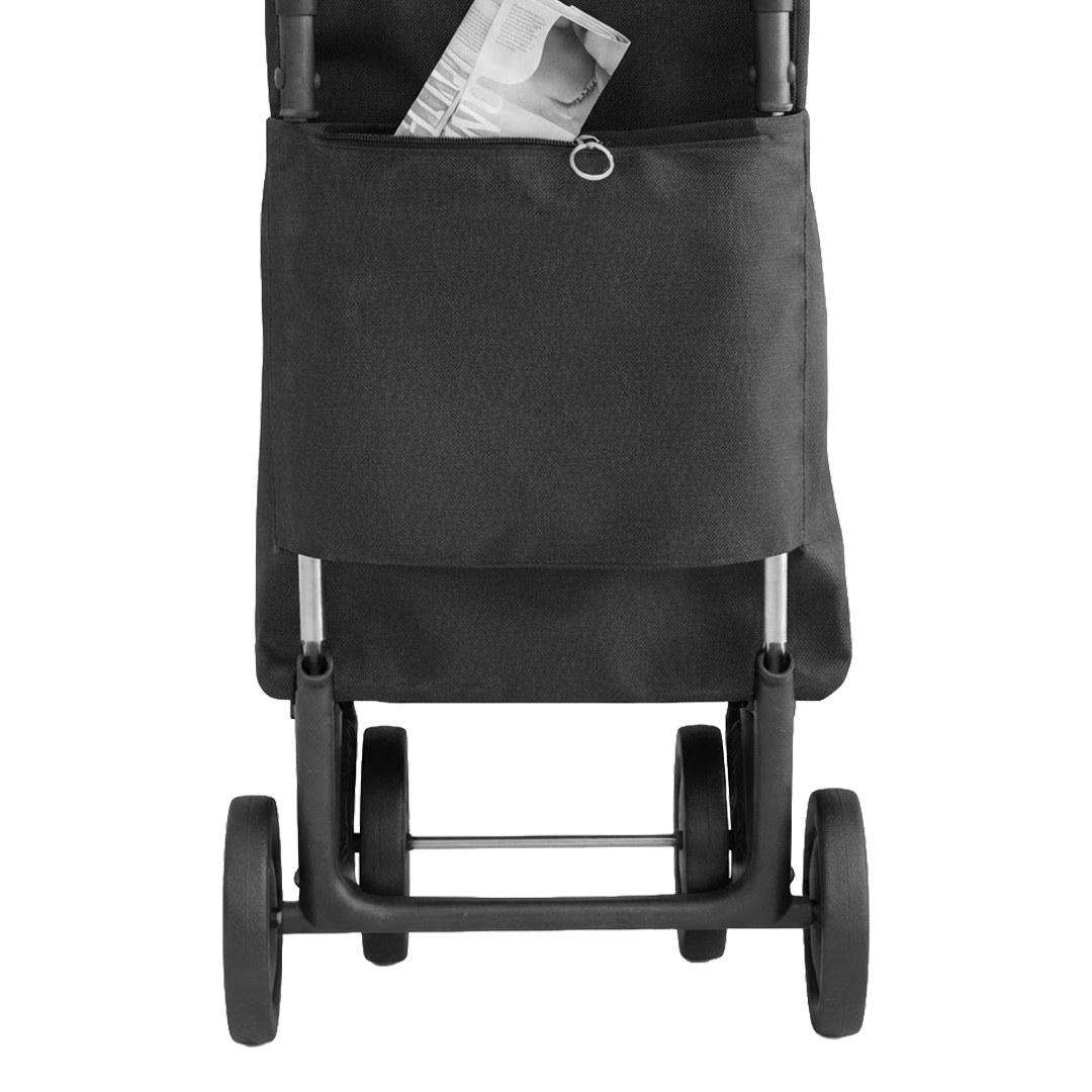 Bolsa I-MAX de 43L con bolsillo trasero y cierre de cordon en carro Ambit.