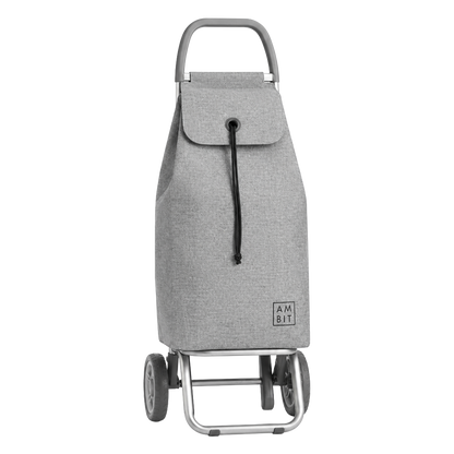 Carro compra 4 ruedas plegable Ambit Tweed I-Max 4L gris ref 146886