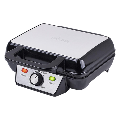 Gofrera de acero inoxidable Tristar 1000W ref 147564