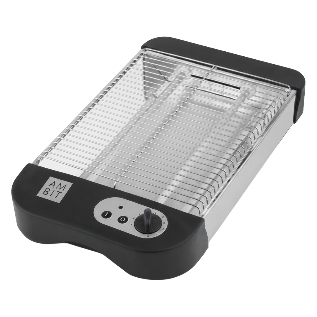 Tostador plano de cuarzo Ambit 600W negro ref 23002902.