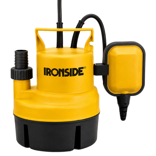 Electrobomba sumergible Ironside de 250W para drenaje y vaciado
