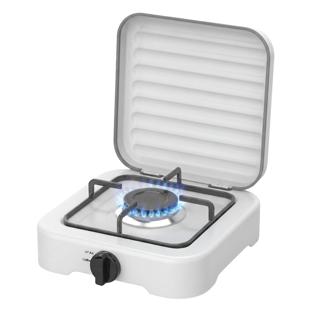 Quemador de alta eficiencia de 2.2 kW en cocina de gas Ambit.