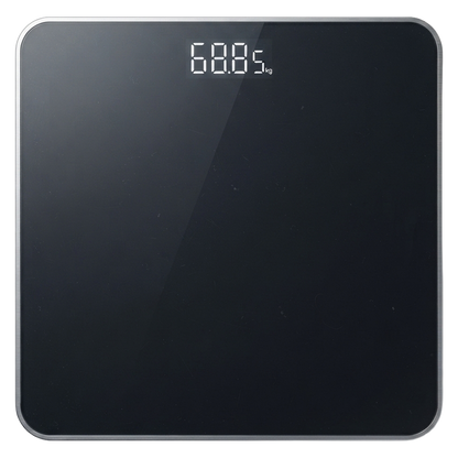 Bascula de bano digital de cristal negro Ambit 180 kg ref 23019039.