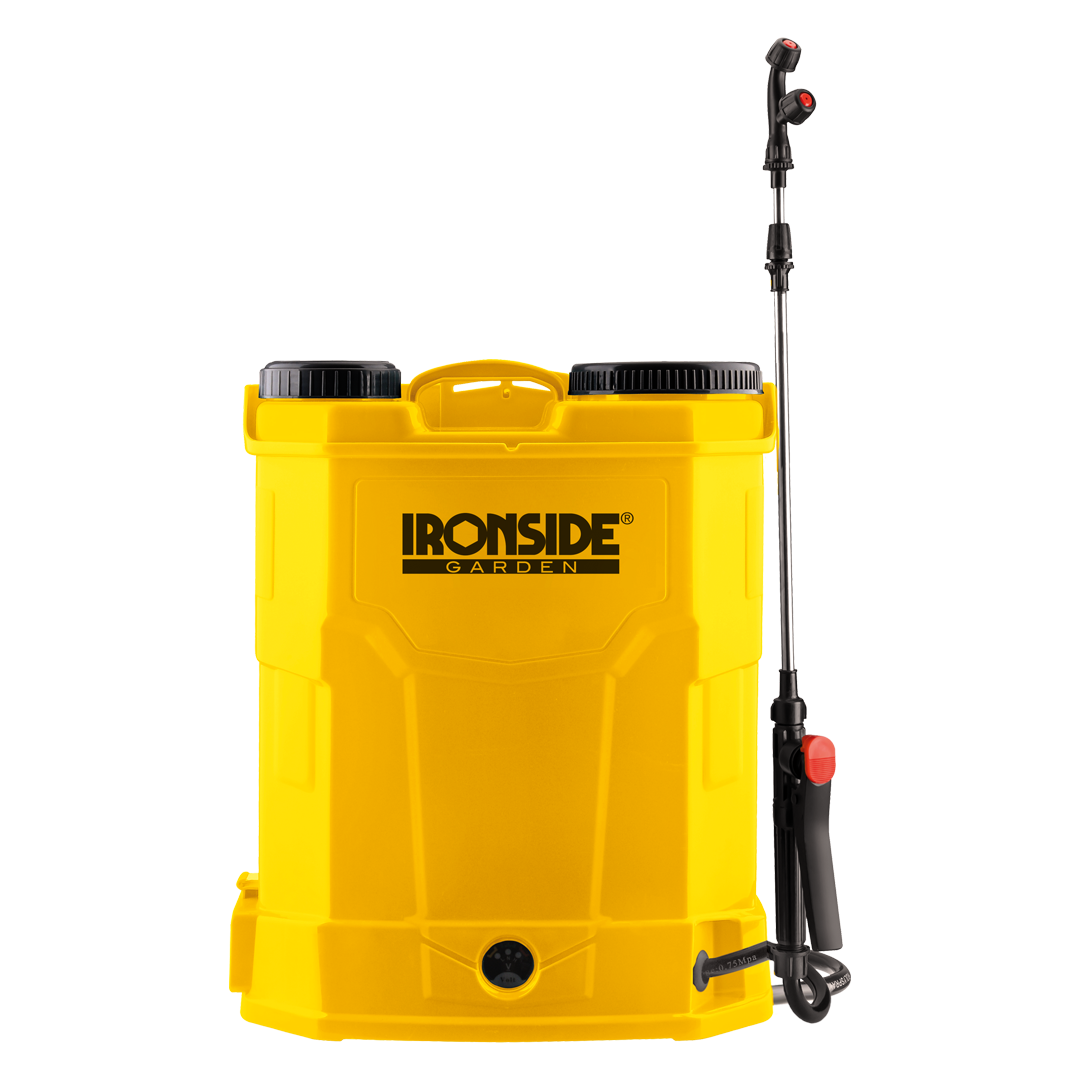 Pulverizador electrico de mochila a bateria 12V 16L Ironside Garden ref 23024768