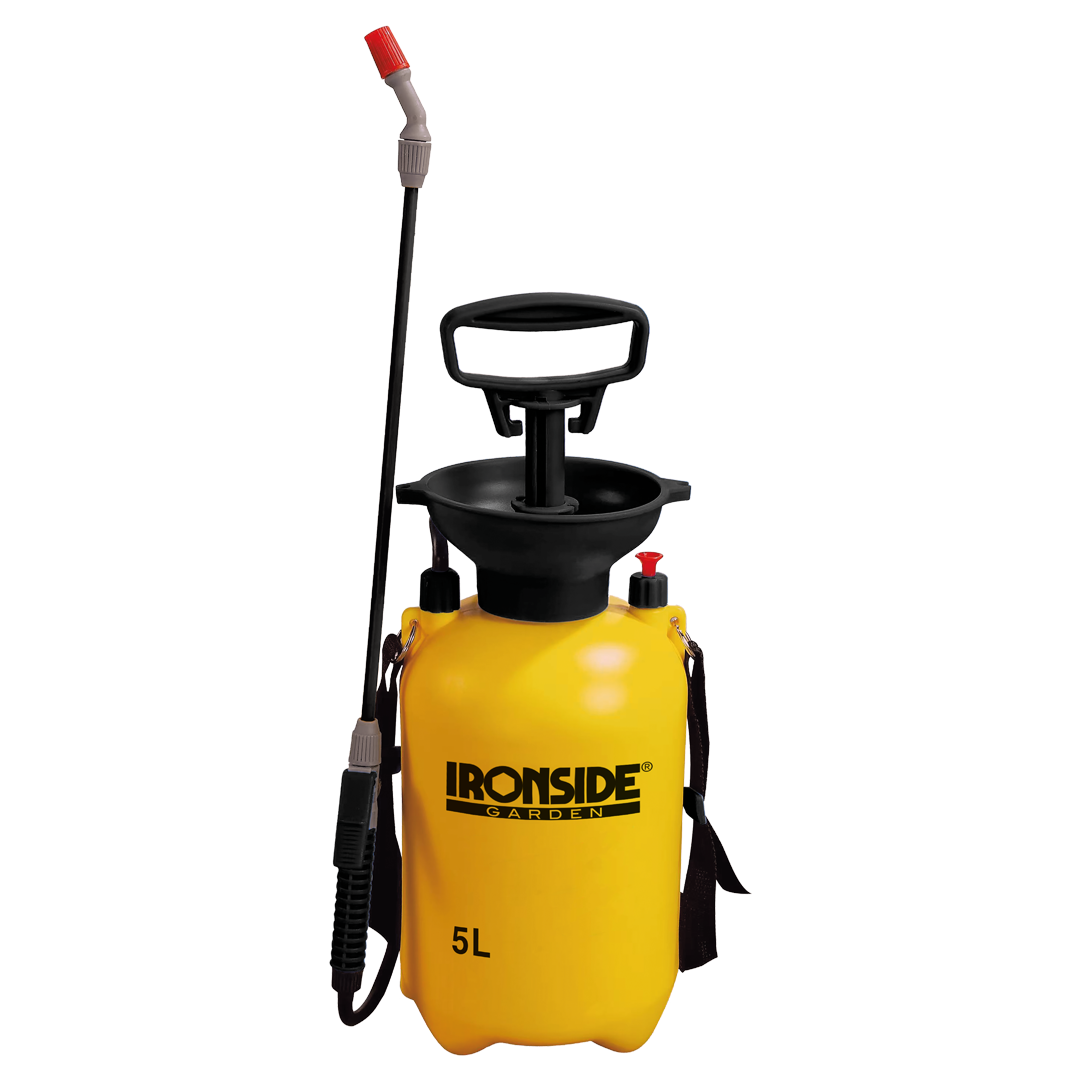 Pulverizador de presión previa Ironside Garden 5 L ref 23024844 para jardinería.